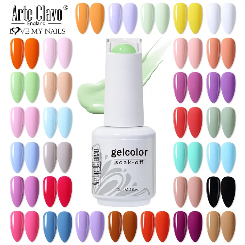 Arte Clavo Полуперманентная Светодиодная лампа для сушки ногтей яркая основа геля 15