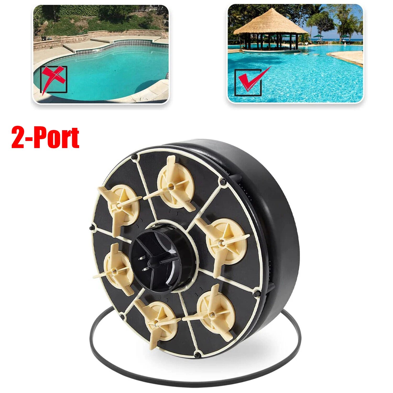 

TML 2-Port Four Gear Circulation Module with O-Ring for Paramount Water Valve, Replace 004-302-4400-00