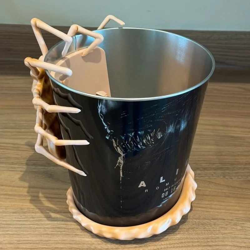 Ведро для попкорна Alien Romulus большая емкость ведро с ксеноморфом воды чашка