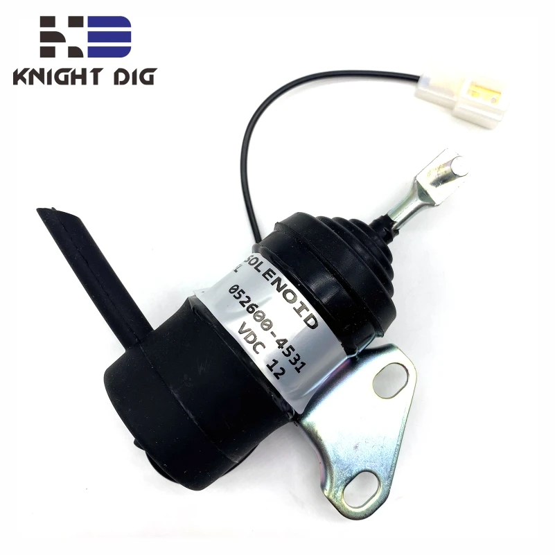 

16851-60014 12V Fuel Shut Off Solenoid 16851-60010 052600-4531 052600-4530 For Kubota Denso Stop Solenoid