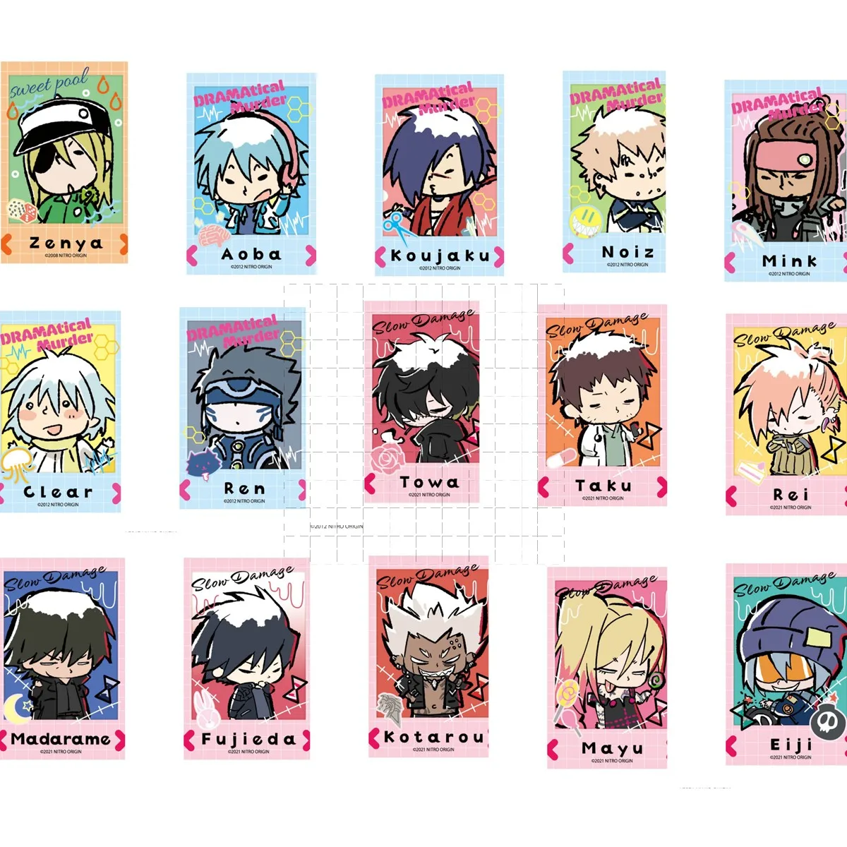 Фото Игра Seragaki Aoba Kojaku Noiz Ren Madarame Fujieda Kotarou акриловая фигурка-подставка кукла аниме брелок косплей игрушка для подарка №1