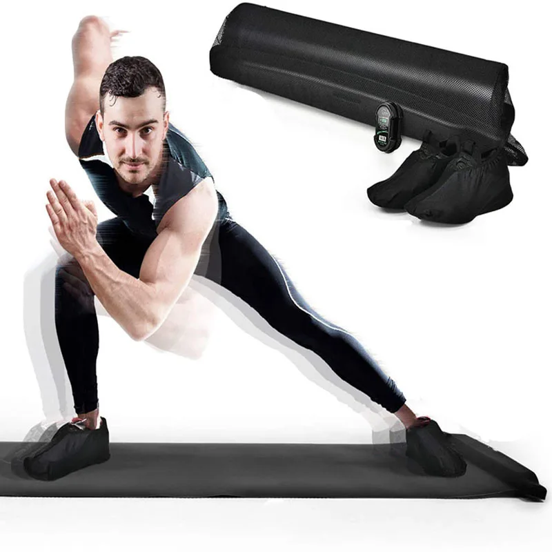 Portable Speed Skating Balance Sliding Yoga Crawl Mat Home Body Sculpting Roller Running Hockey Leg Core Training Fitness Board