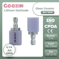 goozir one pieces c14 dental lithium disc for cadcam emax dental glass ceramic blocks