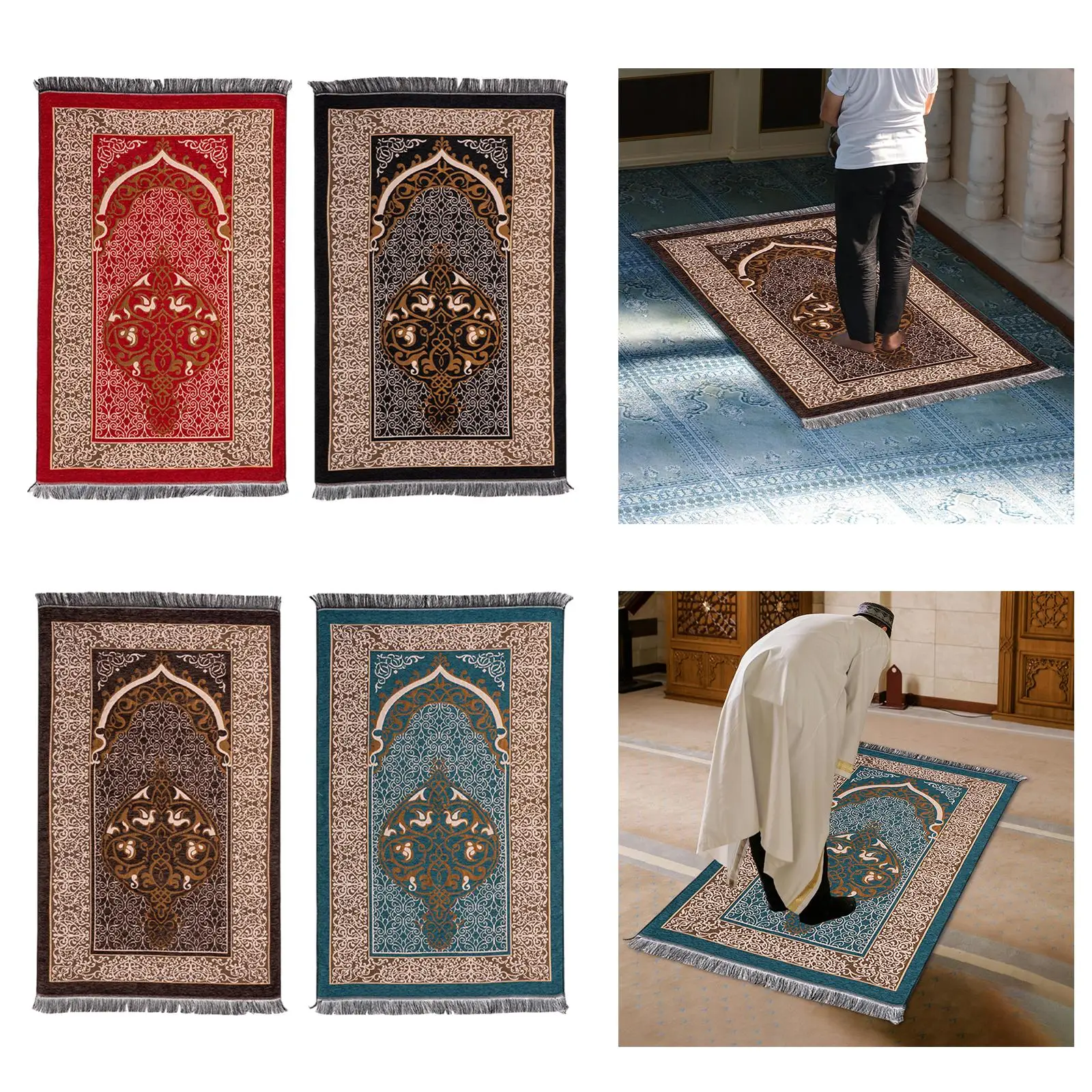 Молитвенный коврик портативный Рамадан ИД подарок колени молитвенный для