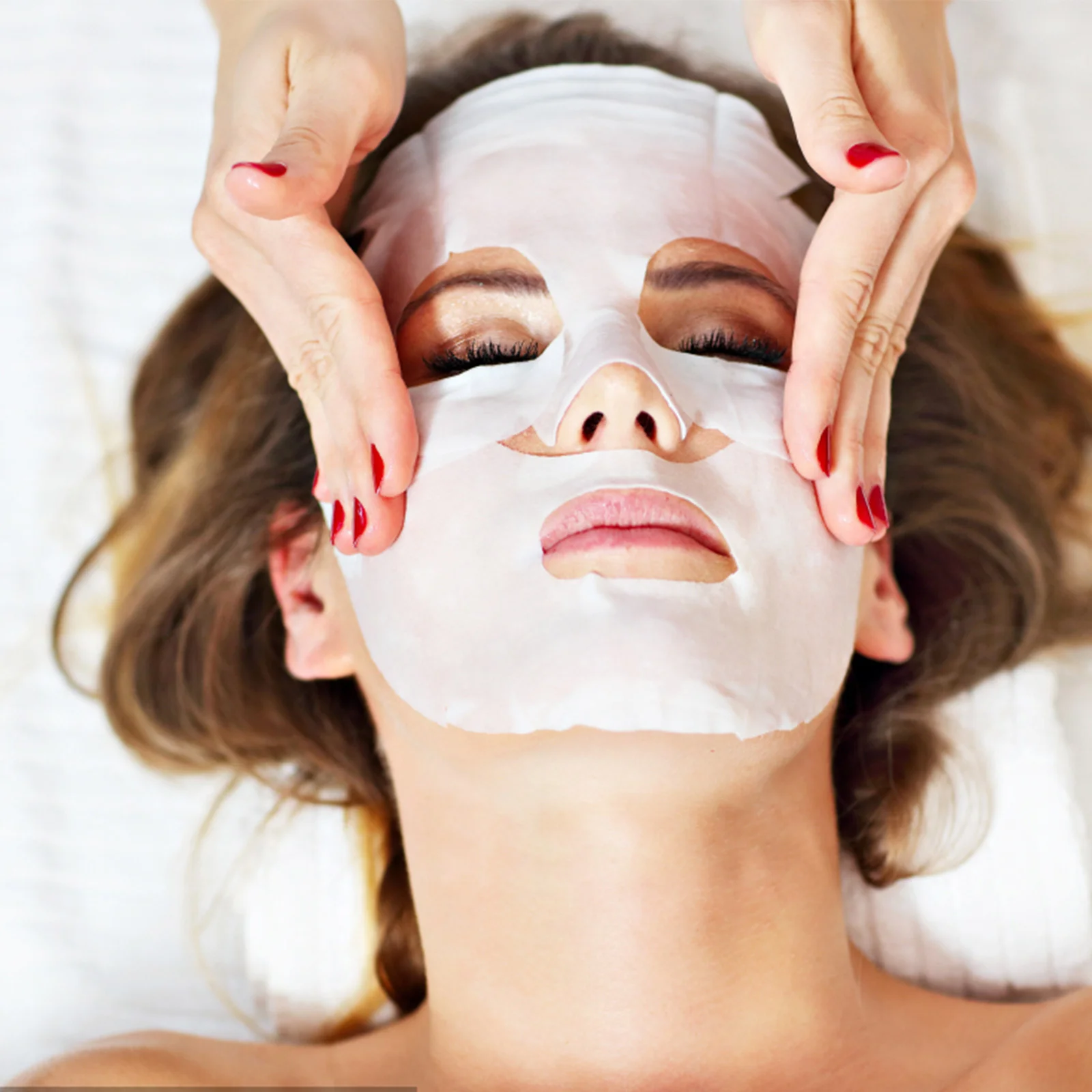 

100pcs Face Gauze Prcatical Breathable Comfortable Face Cloth Gauze Mask Cotton Gauze for Beauty Salon