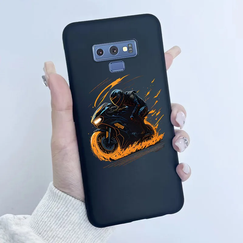 Фото Чехол для телефона Samsung Note 9 SM-N960F с бабочками и цветами для девочек, новый дизайн, мягкий силиконовый чехол из ТПУ для Galaxy Note9, чехлы №4