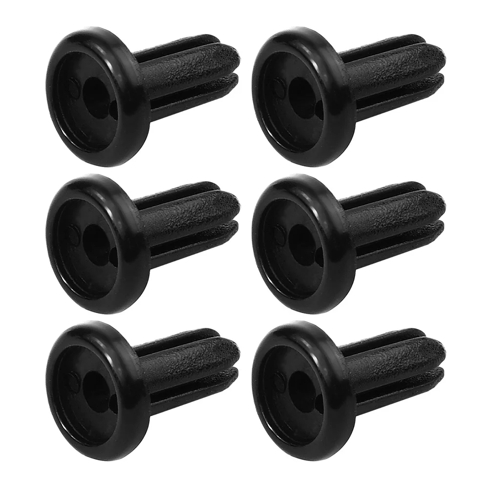 

5mm Cover Plat Retainers Fastener clips Fender rivets 50Pcs Nylon Auto Ventilated Push pins Clamp Decor Accessory
