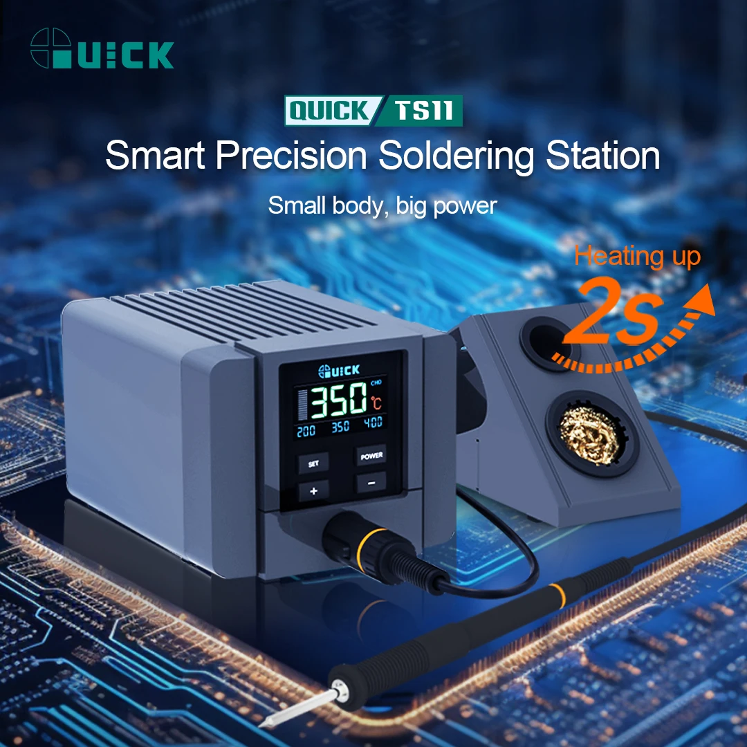 Умный сварочный стол QUICK TS11 full view HD цветной экран динамический дисплей