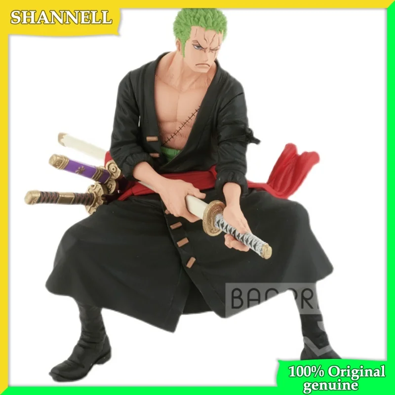 

ONE PIECE Roronoa Zoro 100% Original genuine 18cm PVC Action Figure Anime Figure Model Toys Figure Collection Doll Gift