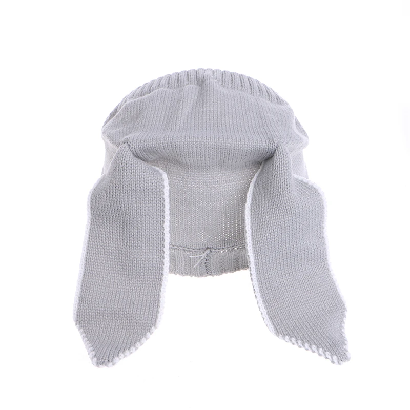 

HUYU New Rabbit Ears Baby Boy Girl Warm Beanie Infant Toddler Kids Knit Hat Cap