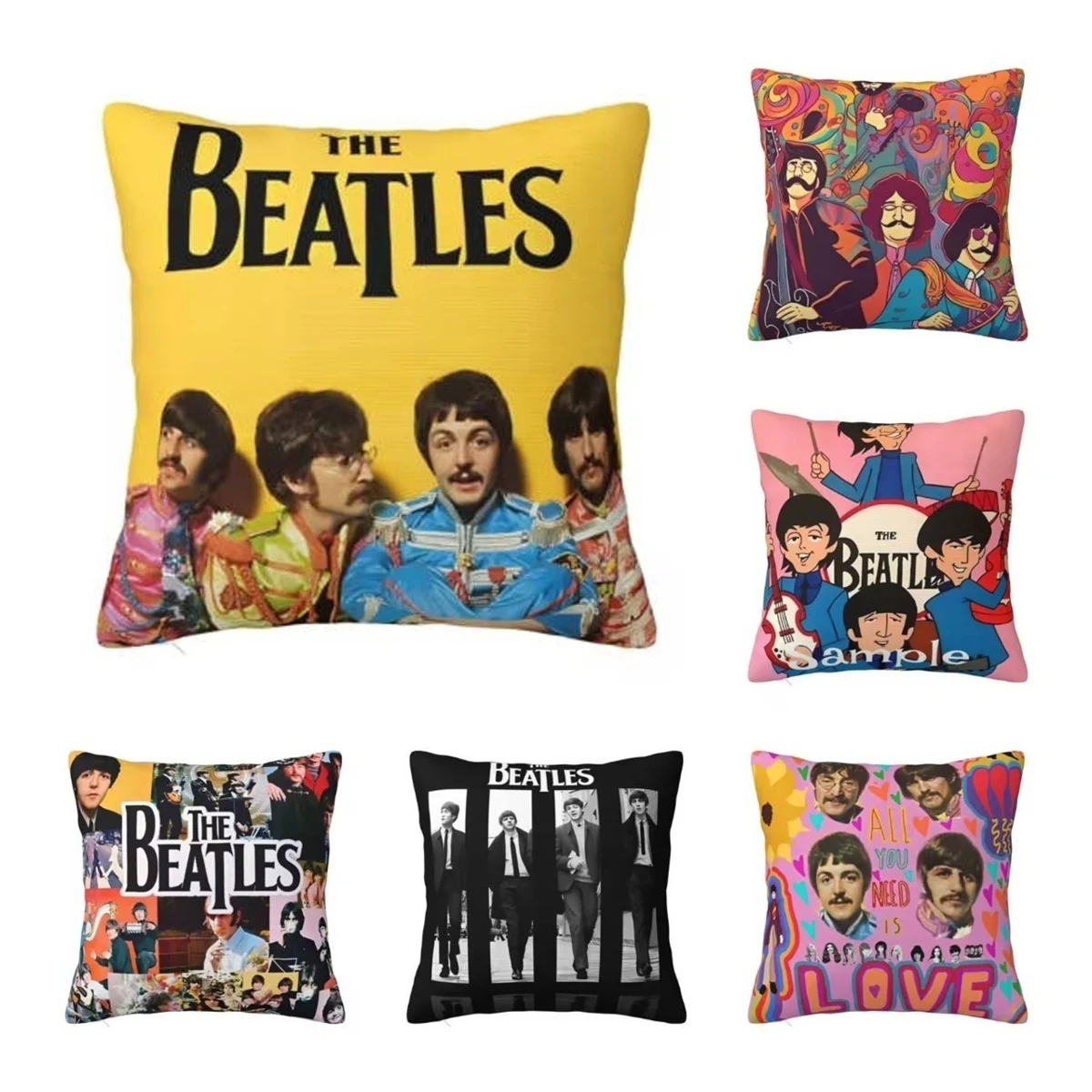 Наволочка The B-Beatle Band чехол для подушки потрясающая декоративная наволочка