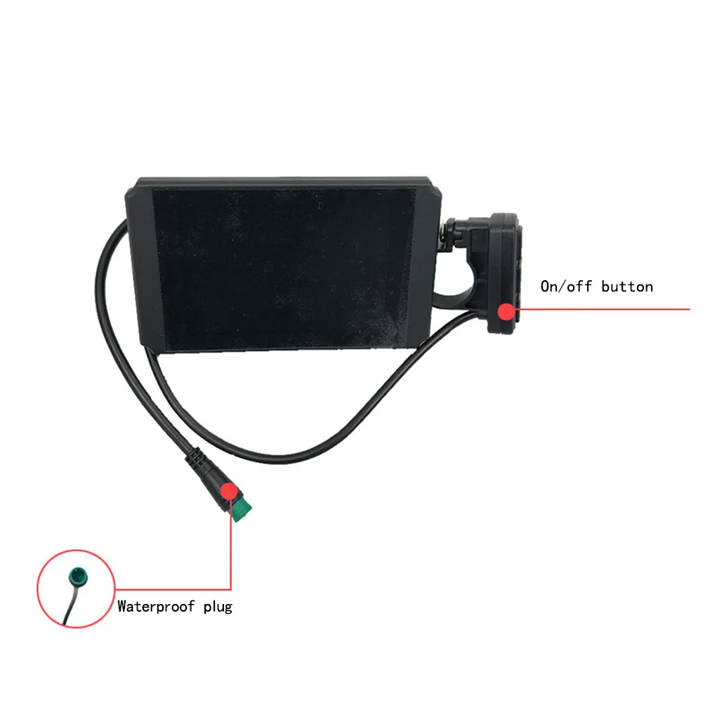 

67x109mm KT-LCD8HU Meter 24/36/48V Display KT-LCD8HU With USB Socket 24/36/48V Display KT-LCD8HU Meter Waterproof