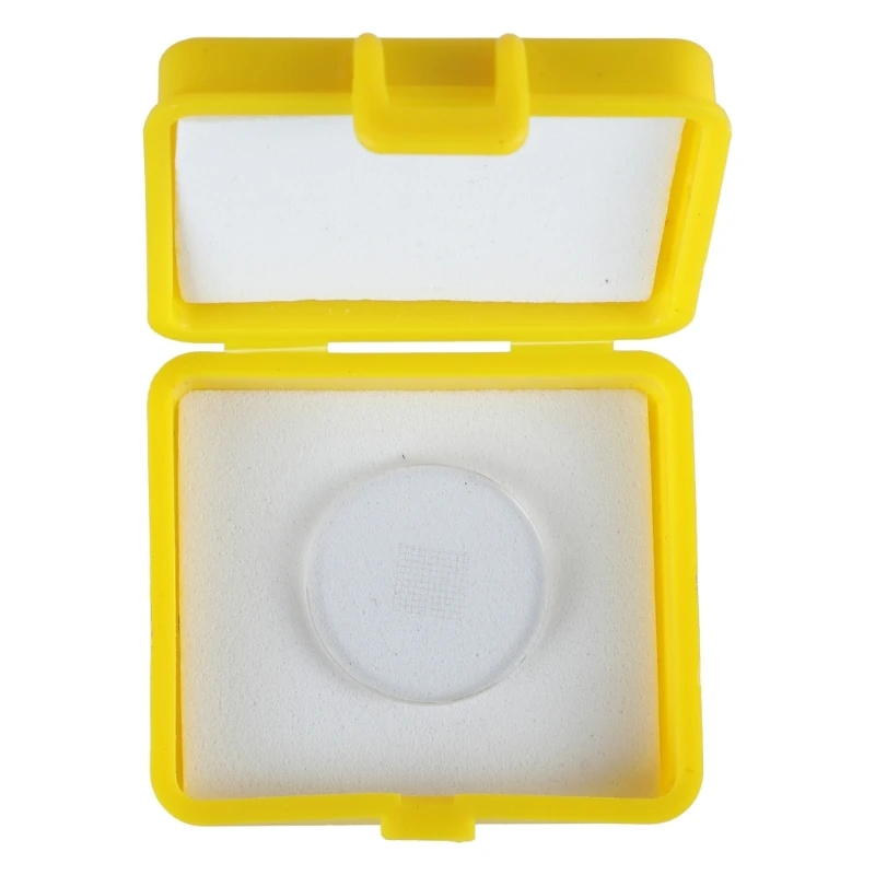 Новинка 2025 года калибровочные слайды для микроскопа акриловая сетка окуляра