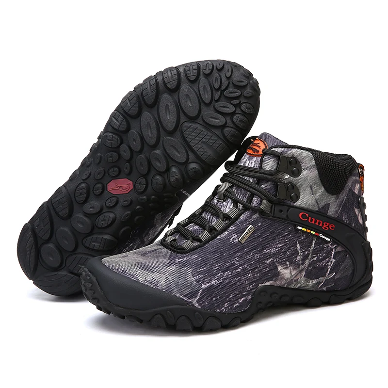 

Tactical Military Camo Boots Men Waterproof Outdoor Hunting Combat Boots Anti-skid Hiking Shoes Durable Safety Work Army Boots
