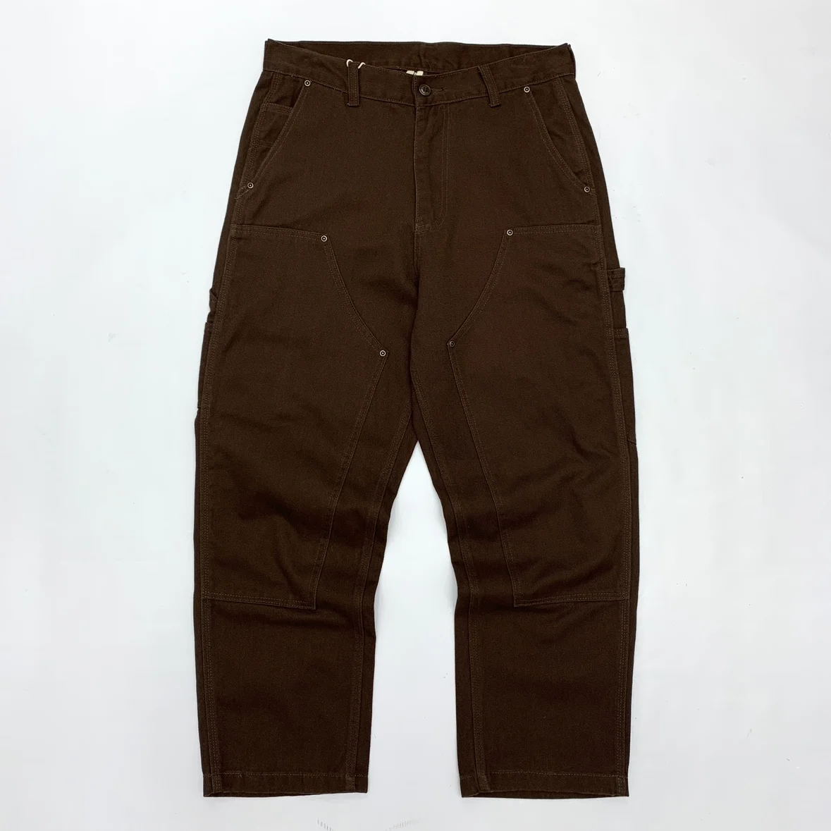 Джинсовая рабочая одежда брюки для лесозаготовок мужские свободные прямые