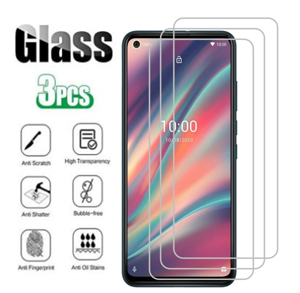 

3Pcs HD Full Cover Protective Glasses For Wiko View 5 Plus Phone Glass Screen Protector Film For Wi Ko View5 5Plus 6.55" 2020