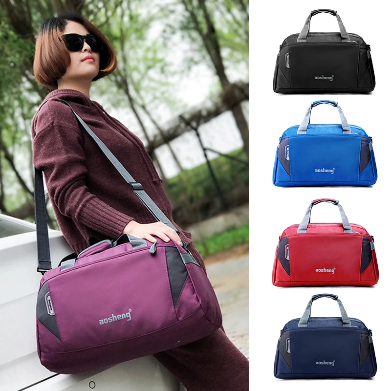 Valise Tote Bag for Women Clothes Gym Fitness Yoga Travel Luggage Handbag Cross Duffle Sports Shoulder Weekend Waterproof Bag