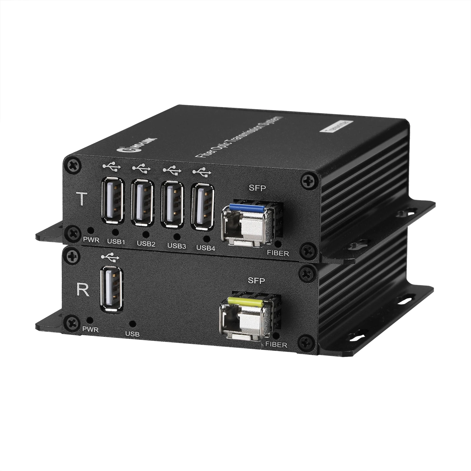 Фото Видеостена 4-портовый оптоволоконный удлинитель USB 2.0 с преобразованием SFP 1,25G №3