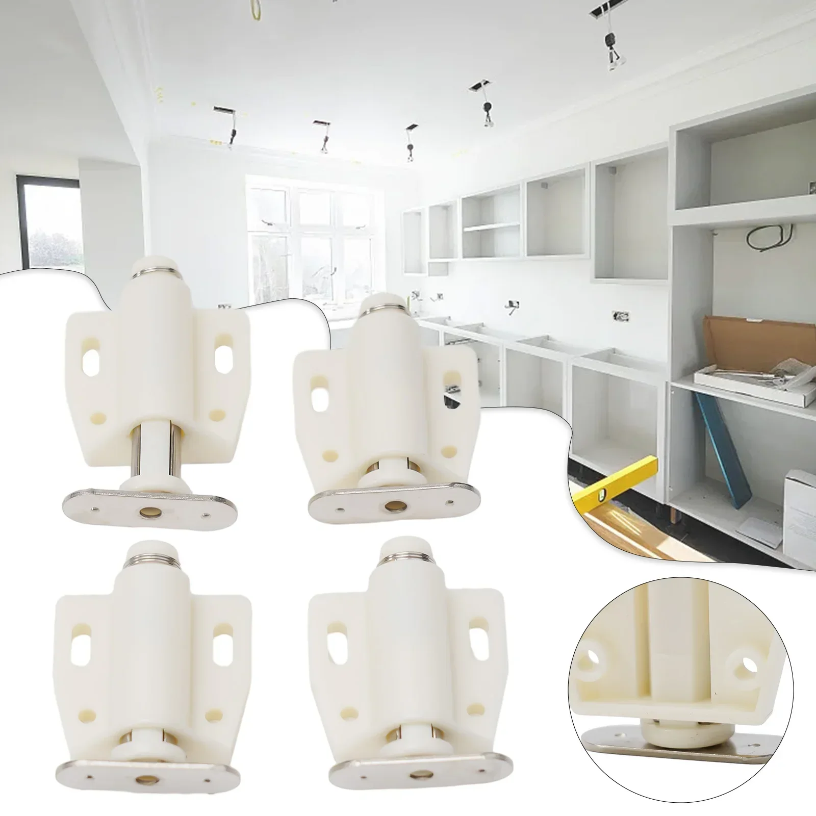 4 шт. одинарный магнитный датчик давления открывающаяся сенсорная защелка двери