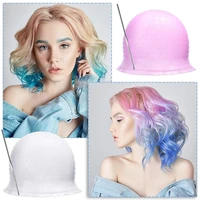 pick dyeing cap barber shop special pick dyeing cap advanced quality silicone material hair dye tool