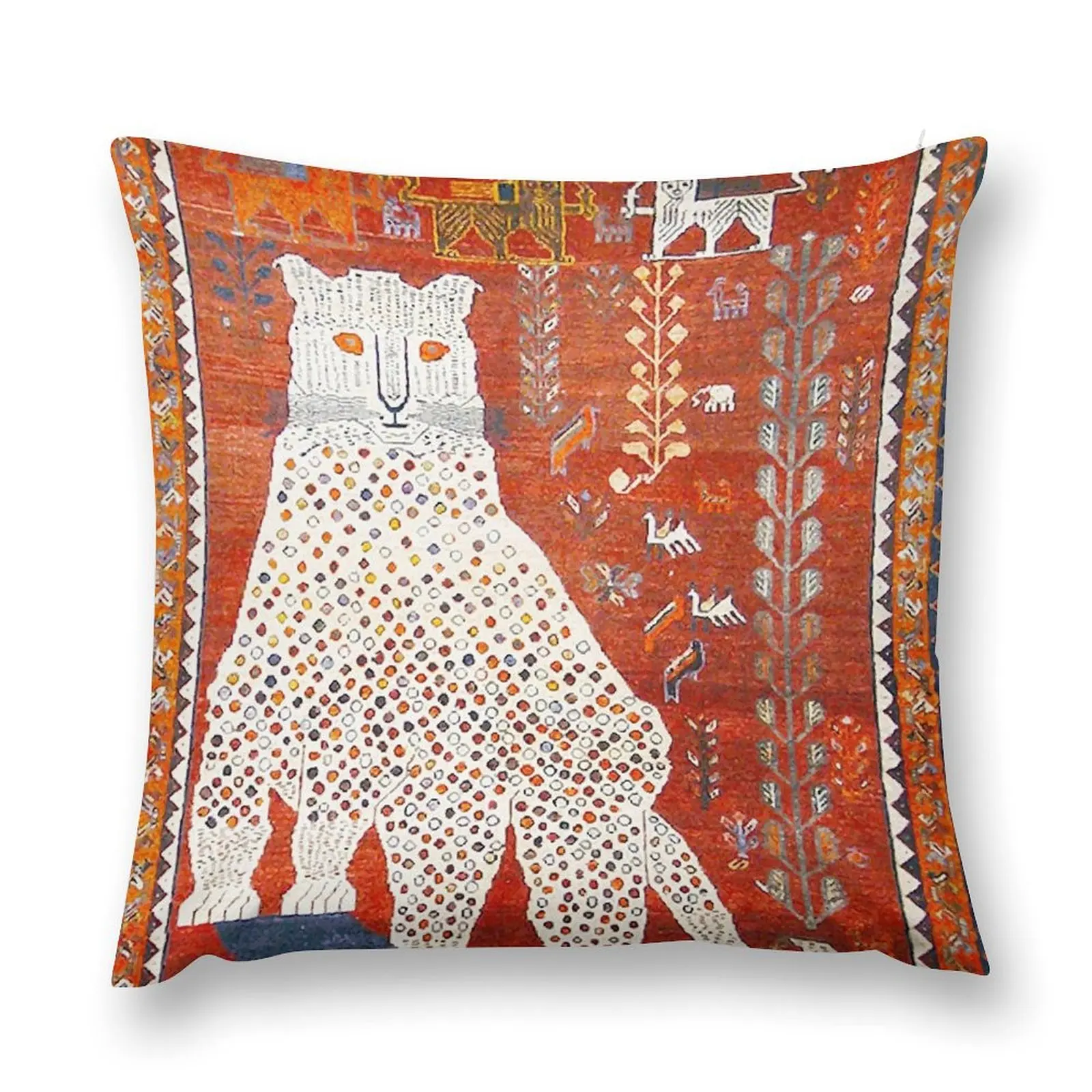 Qɺshqai снежный леопард персидская искусственная Подушка с принтом роскошные