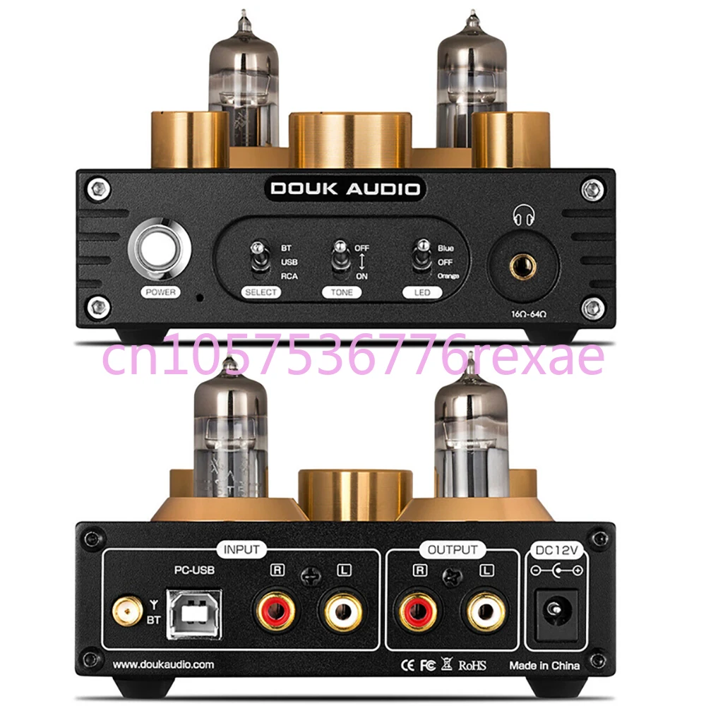 

Стерео аудио усилитель для наушников USB DAC APTX HiFi Bluetooth 5,0 6J5 трубчатый предусилитель бас предусилитель