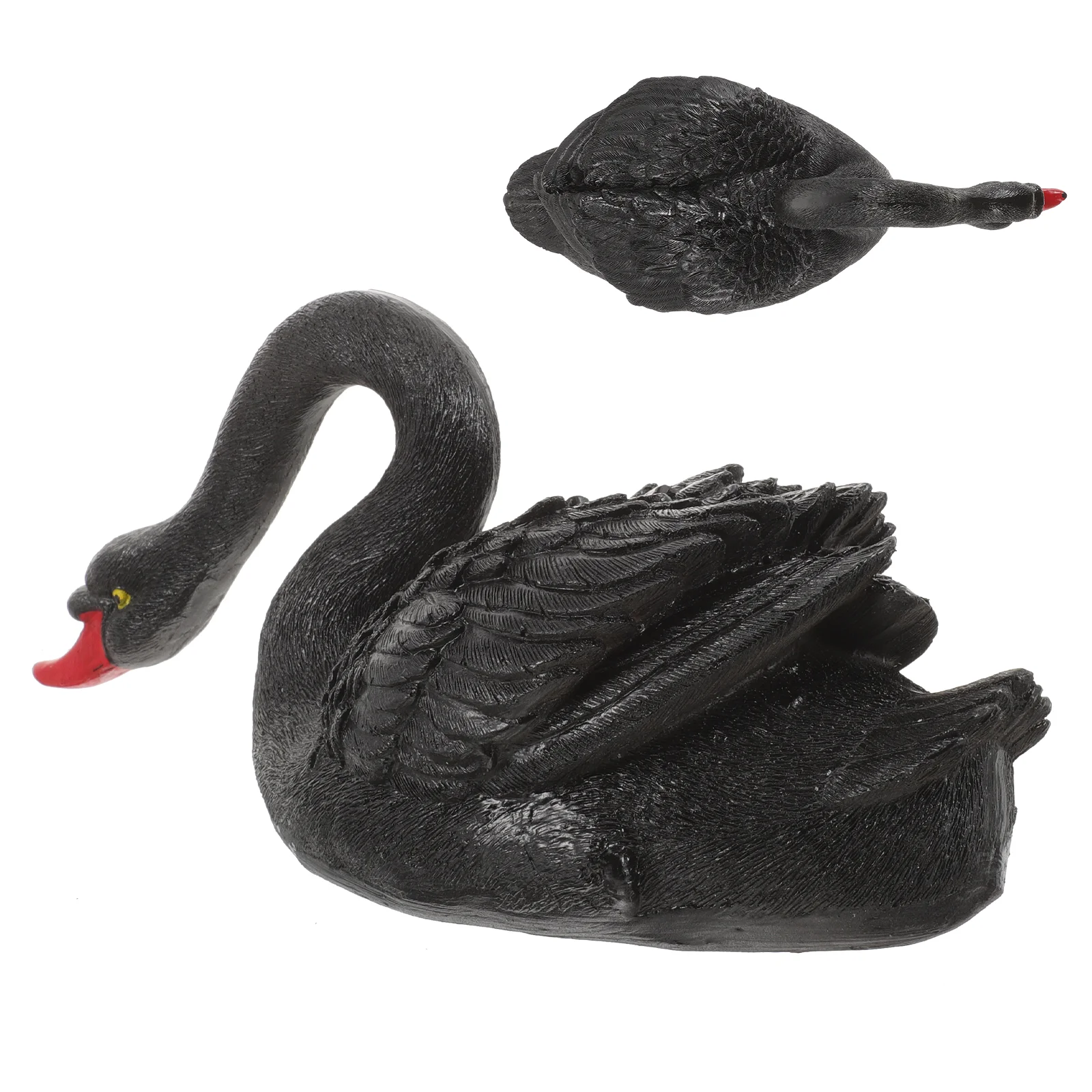 Outdoor Swan Decor Home Decorations Party Statue Simulation Pond Ornament Plastic