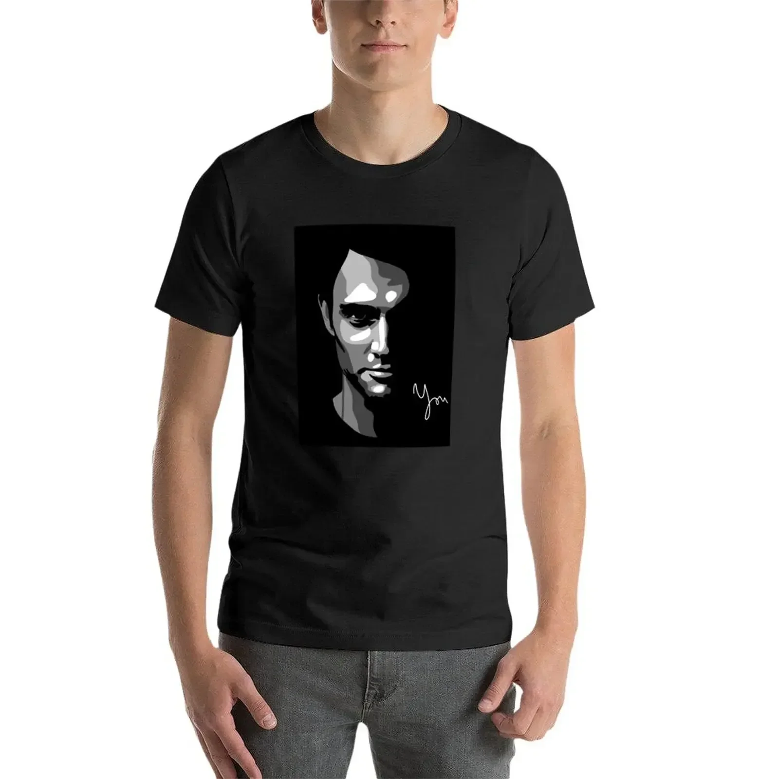 Футболка Джо голберг-вы Мужская футболка с принтом аниме одежда для мужчин