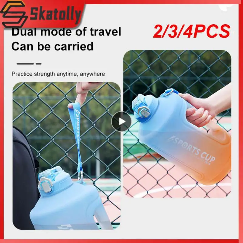 

2/3/4PCS 1500ml Space Cup Leak-proof Durable Water Bottle Silicone Seal Portable Outdoor Accessory 3800ml Kettle Safe