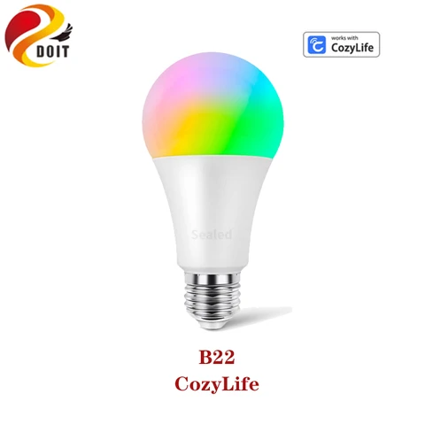 Лампа CozyLife WiFi Smart Homekit RGBWC, лампа с пятью направлениями, уютная жизнь и код, голосовое управление Alexa