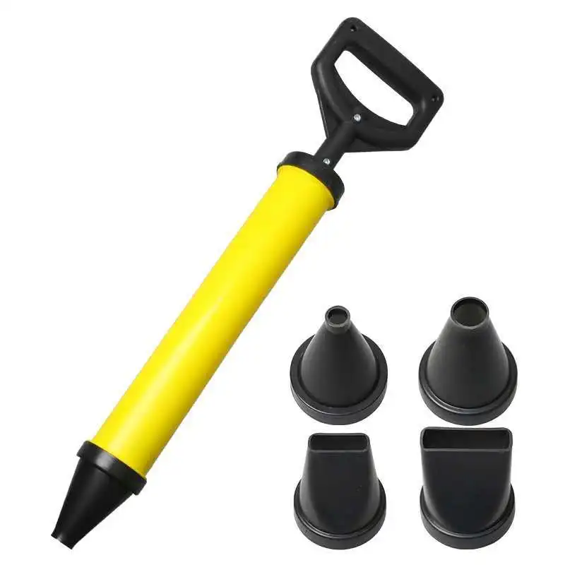 

1pc Caulking Gun Cement Lime Pump Grouting Mortar Sprayer Applicator Grout Filling Tools With 4 Nozzles