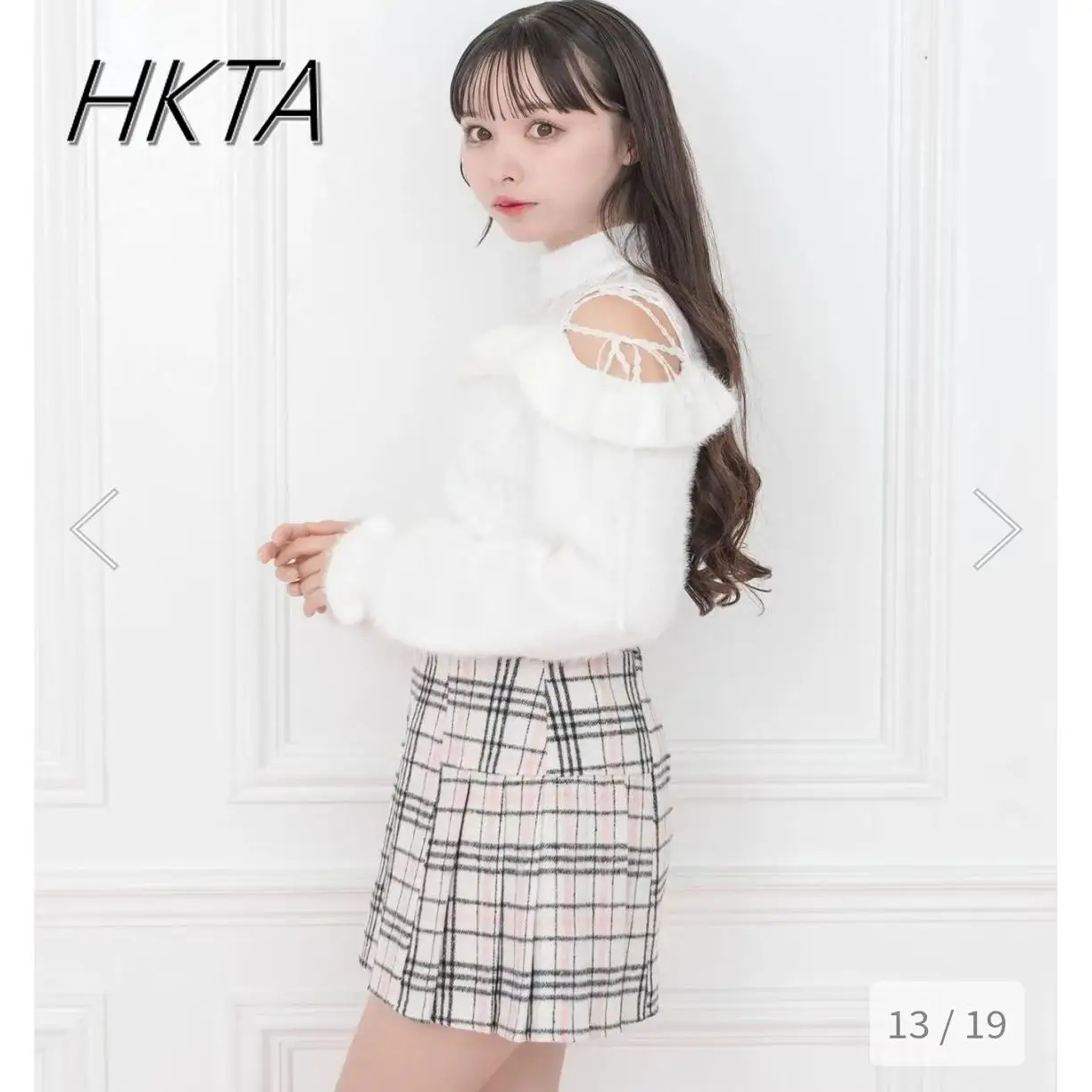 Японский свитер Hc женский норковый плюшевый пушистый с открытыми плечами и