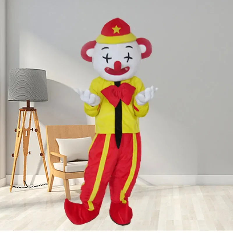 Джокер костюм талисмана Пипо клоун персонаж талисман ходячий актера косплей