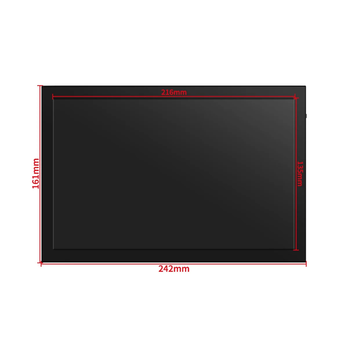 3 5-дюймовый сенсорный ЖК-дисплей с металлической фотографией для 3B +/4B Nano PC US Plug