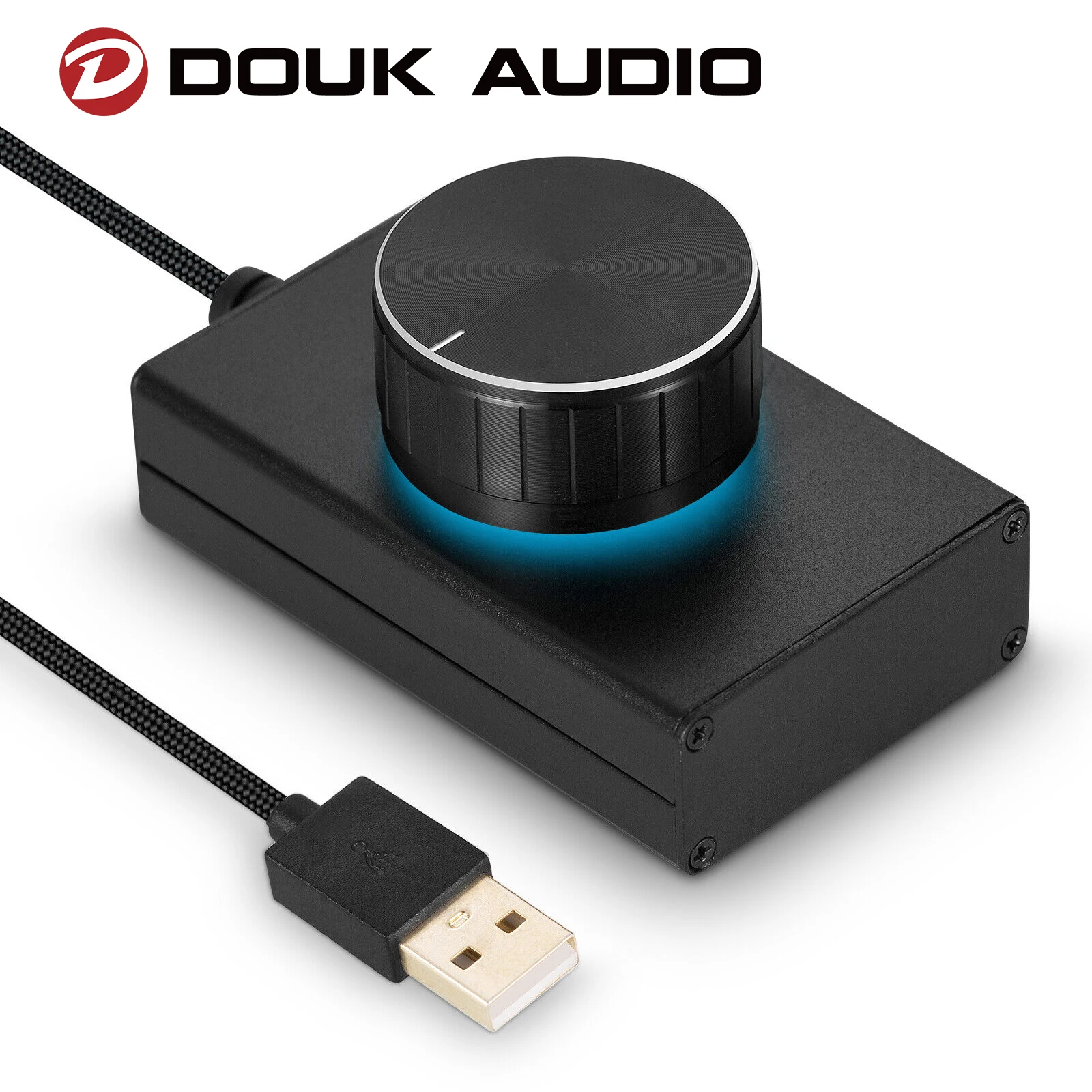 Миниатюрный USB-контроллер громкости Douk для компьютерных колонок одна клавиша