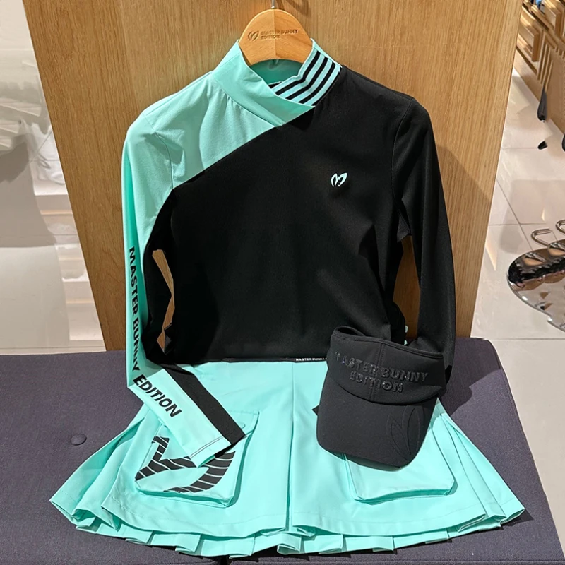 

Golf Apparel Women's Bunny New Anti Shining Pant Skirt Elastic Quick Drying Skirt Baseball Short Skirt