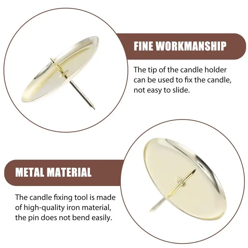 10 шт. металлические подсвечники подсвечник для свечей из железа 6 х6 см |