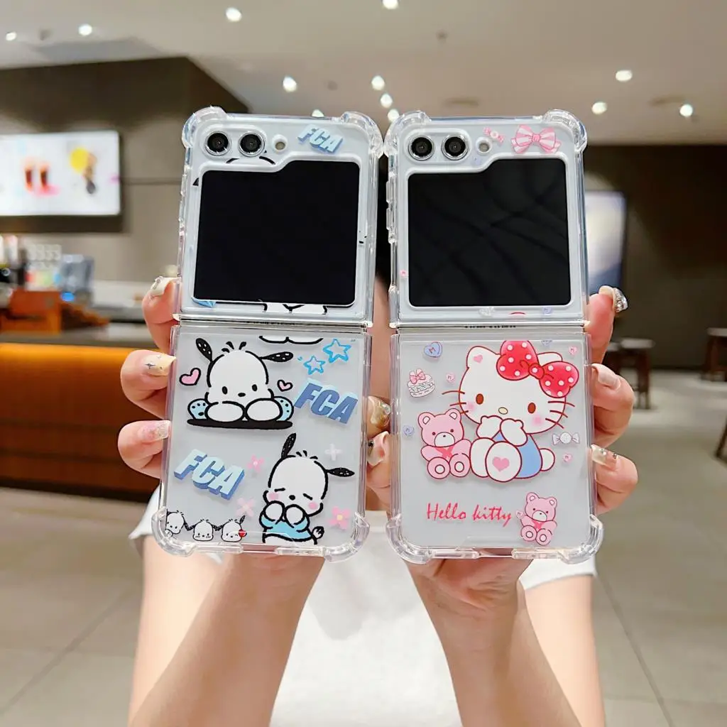 Sanrio Kuromi My Melody чехол для телефона Samsung Galaxy Z Флип 5 5G Flip4 ZFold Fold 4 Мультфильм Kitty Cat