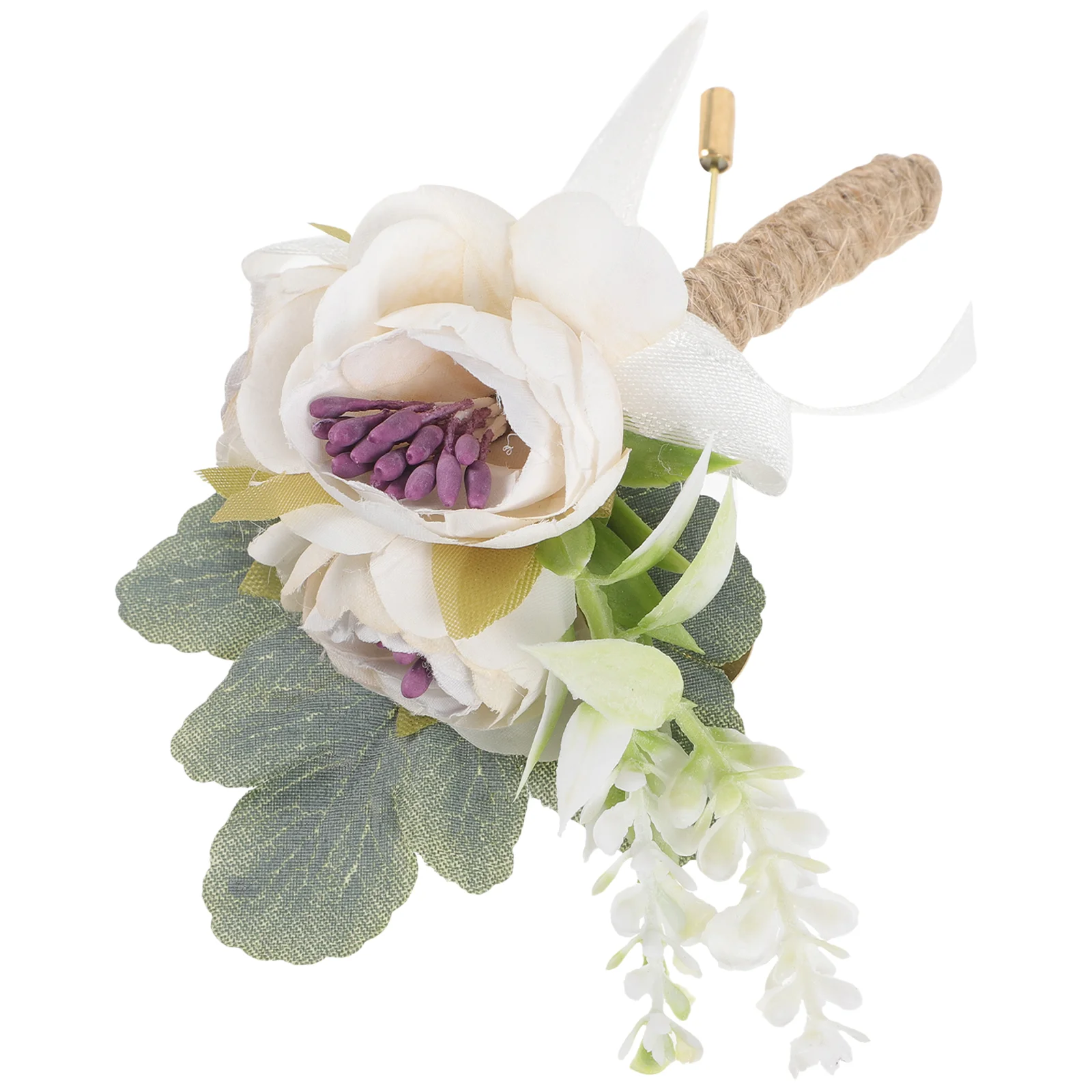 

Wedding Suit Flower Boutonniere Prop Decor Fake Plastic Bride Corsages Bridesmaid