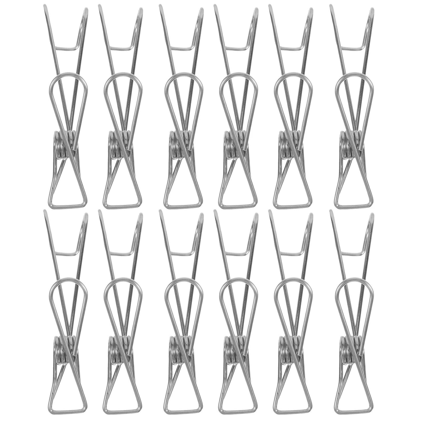 

12 Pcs Golden Hook Shower Hooks Towel Hangers Towel Rack Towels Door The Hanger Clothespins