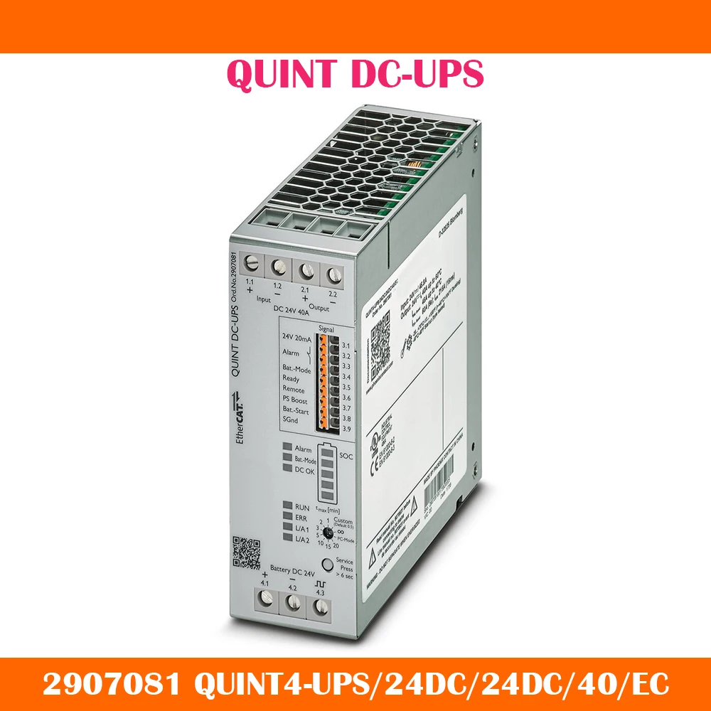 

2907081 New QUINT4-UPS/24DC/24DC/40/EC QUINT DC-UPS 24VDC/40A For Phoenix Uninterruptible Power Supply Work Fine High Quality