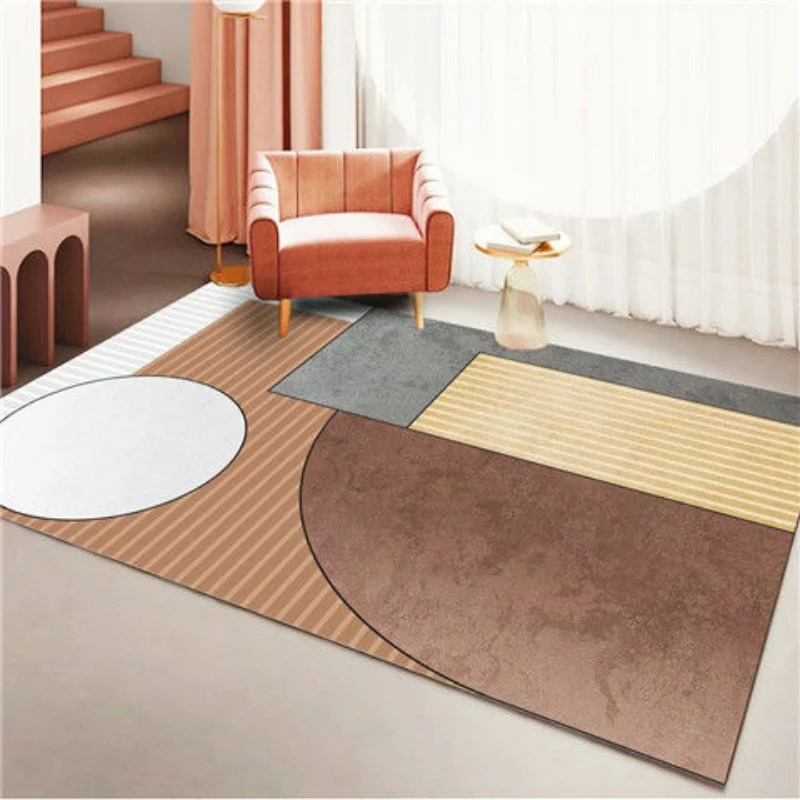 

The Nordic Style Morandi Bedroom Mat Is Simple, Light, And Luxurious. Rug Customization For Large Area Living Room Coffee