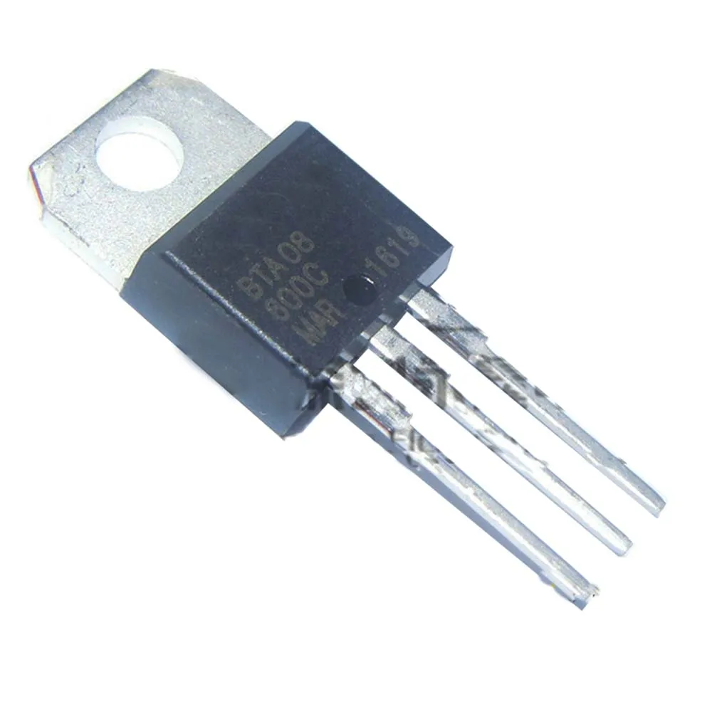 

10pcs/lot New spot BTA08-800C TO-220 8A 800V large chip two-way thyristor