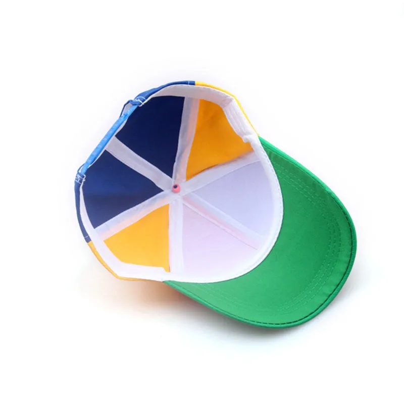 Цветная бамбуковая бейсболка со стрекозой в стиле пэчворк съемным вертолетом и