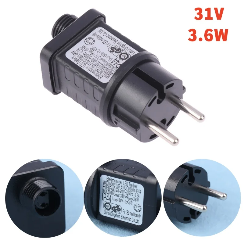 Адаптер питания для освещения адаптер драйвер трансформатора IP44 31 В макс. 3 6 Вт