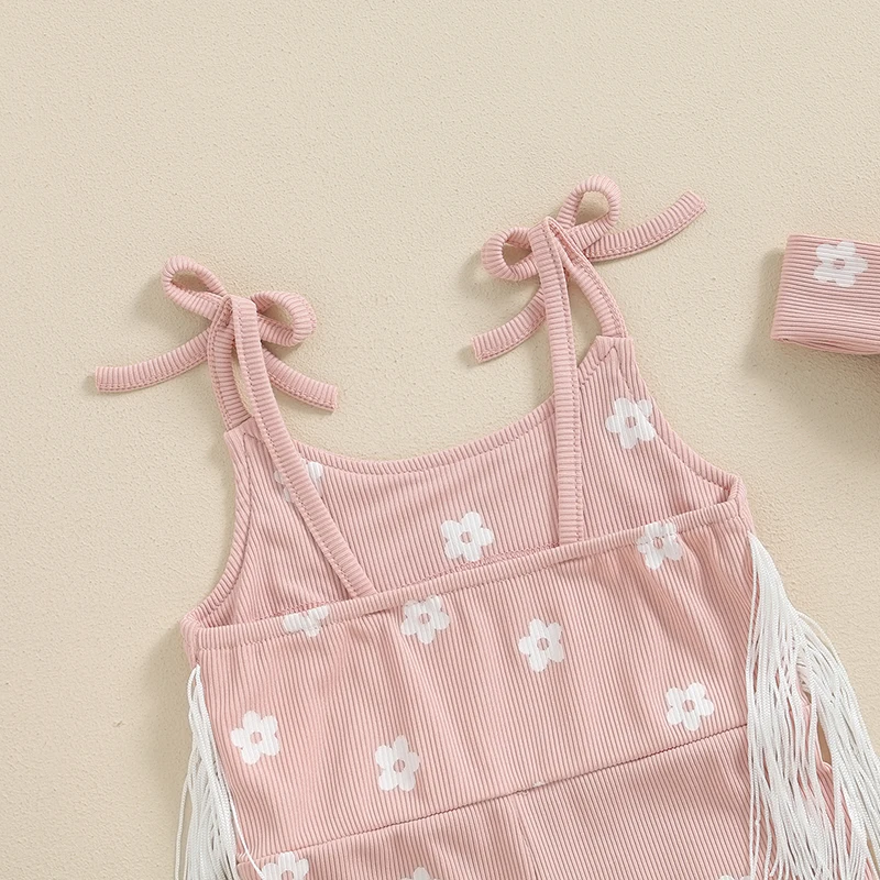 Комбинезон для девочек на 1-й 2-й день рождения комбинезон без рукавов с поясом и