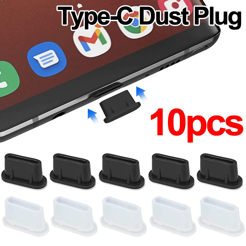 10pcs-type-c-dust-plug-usb-charging-port-protector-silicone-anti-dust-plug-cover-cap-for-samsung-huawei-xiaomi-phone-dustplug