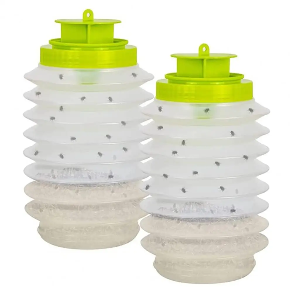 2Pcs Fly Traps Compact Efficient Reused Outdoor Use Insect Traps Gardens Accessory  Fly Killers  Insect Traps