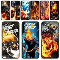 marvel superhero ghost rider phone case for xiaomi redmi note 11 10s 10 9t 9s 9 8t 8 7 pro plus max 5g silicone tpu cover