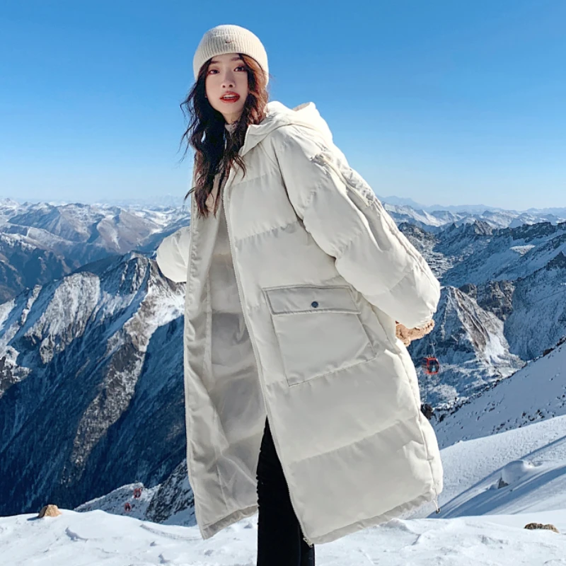 Student Loose Mid-length Bread Coat Thick Padded Jacket Women's 2021 Winter Coat Korean Version of The New Down Padded Jacket